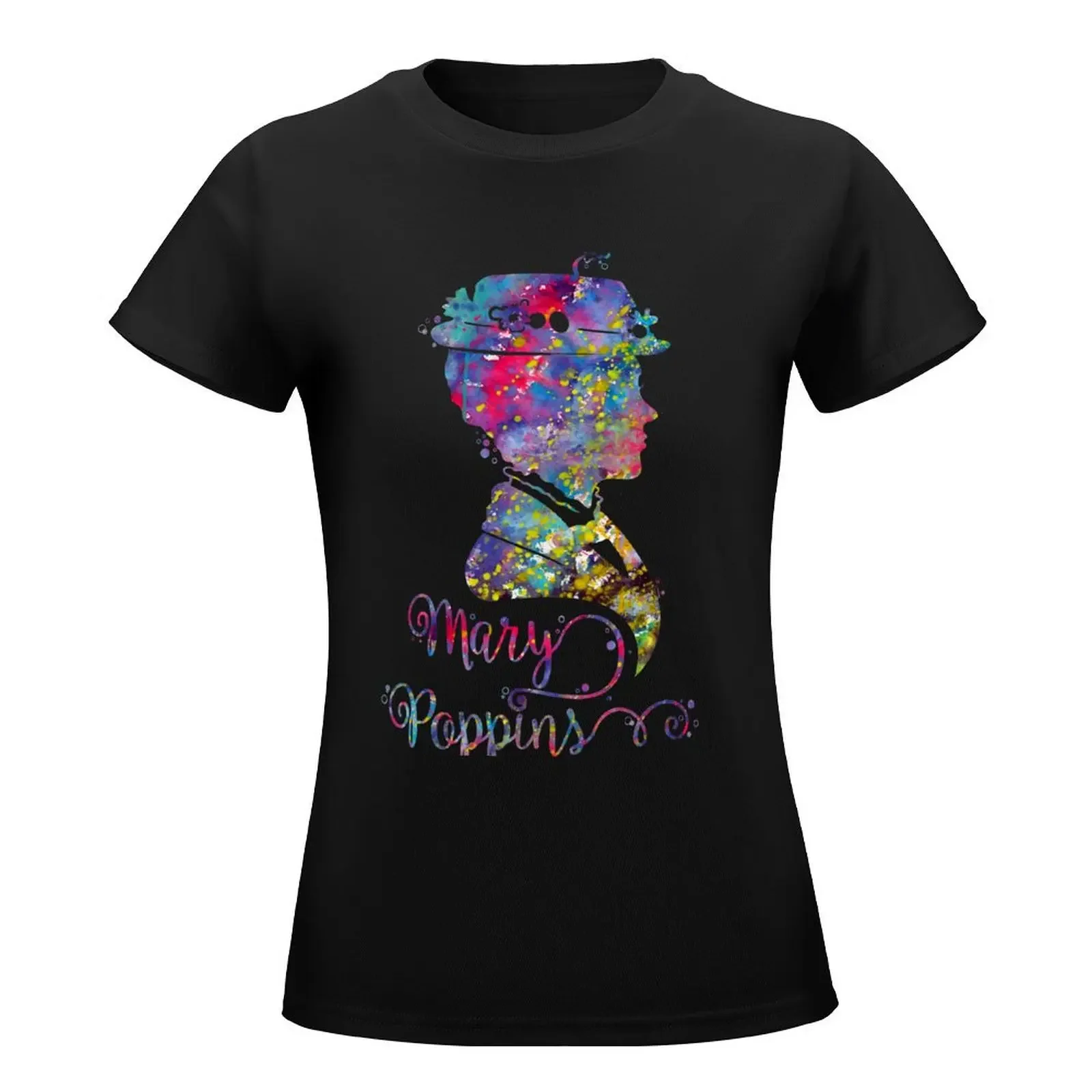 Mary Poppins T-Shirt cute tops kawaii clothes korean fashion Women's summer blouses 2024