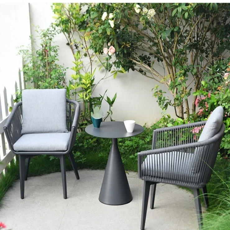 

Furniture Modern Compact Dining Room Table Set Glass Tabletop and 4 Faux Leather Metal Frame Chairs for Kitchen Patio or Garden