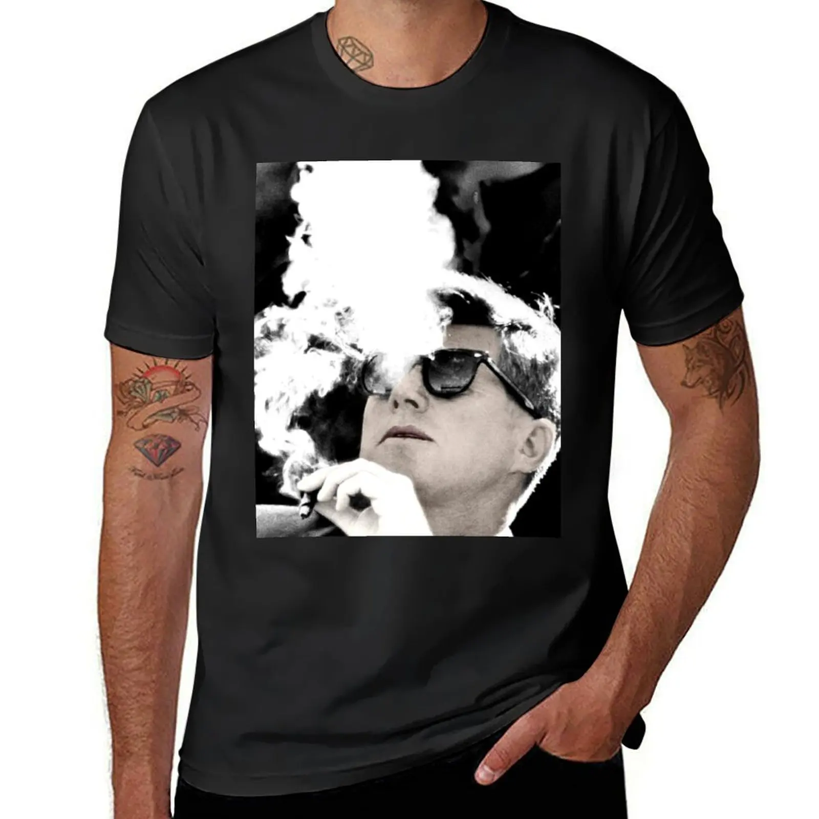 

John F Kennedy -  Doc Braham; All Rights Reserved T-Shirt affliction shirts shirts graphic boys whites mens funny t shirts
