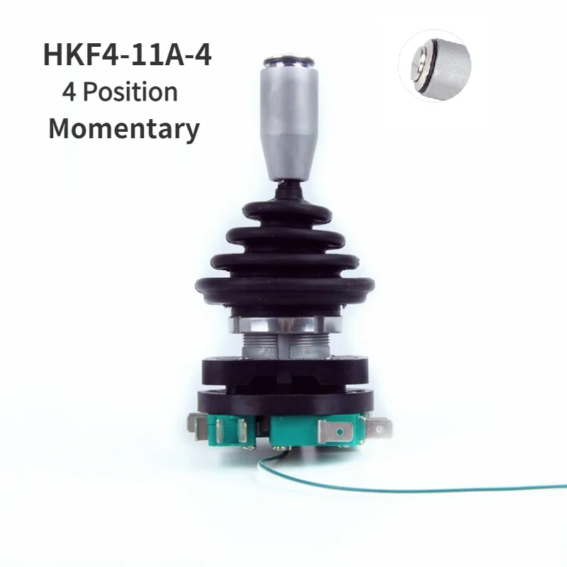 30mm Joystick Switch with Push Button Switch Momentary 4 position Latching Rocker Switch Monolever Cross Switch HKF4-11A-4