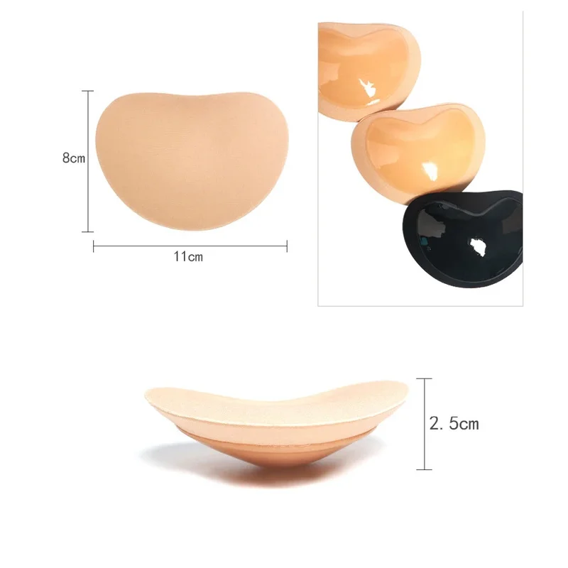 2/4pcs Bikini 2023 Chest Pad Bikini Set Padded Bikinis Swimsuit Women Swimwear Women 2022 Thicker Breathable Sponge Bra Pad