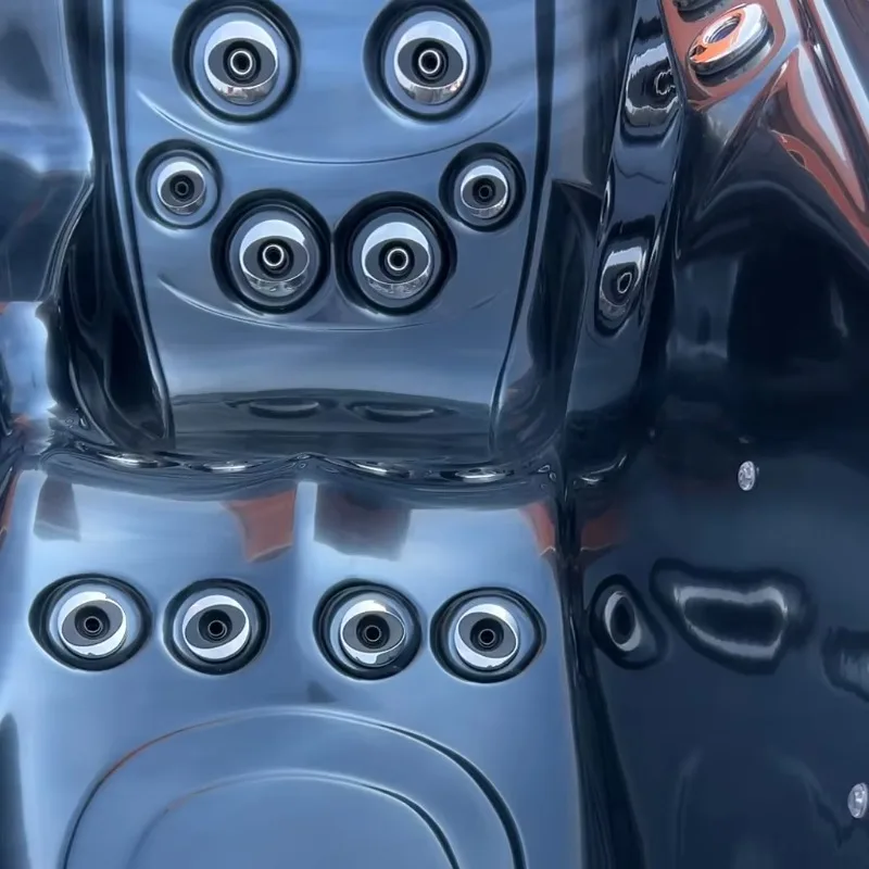 Modern White Acrylic Spa Bath 4 Person Control European Style