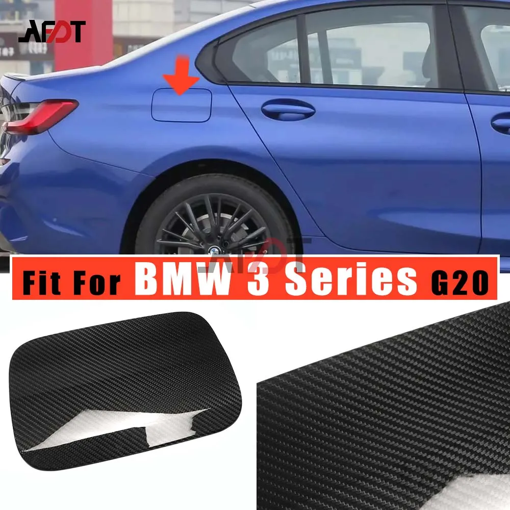 

AFDT For BMW 2/3/4 Series G42 G20 G22 2024-2025 Real Carbon Fiber Car Fuel Oil Tank Cap Cover Trim Exterior Accessories