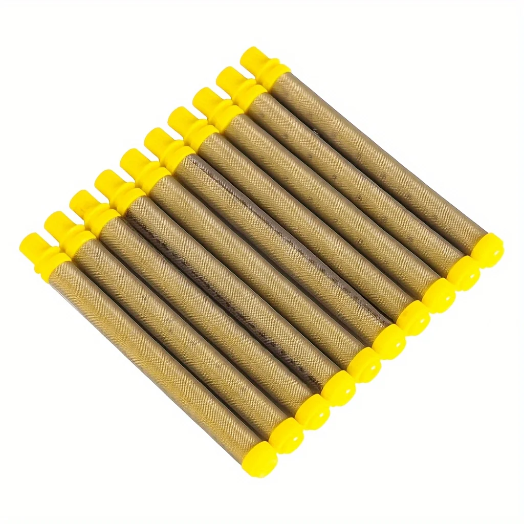0089324/89324 Airless Paint Sprayer Gun Filters for Wagner Filter Replacement 4434 581-062 154675 0516732 (10 PCS, 100 Mesh, Yel