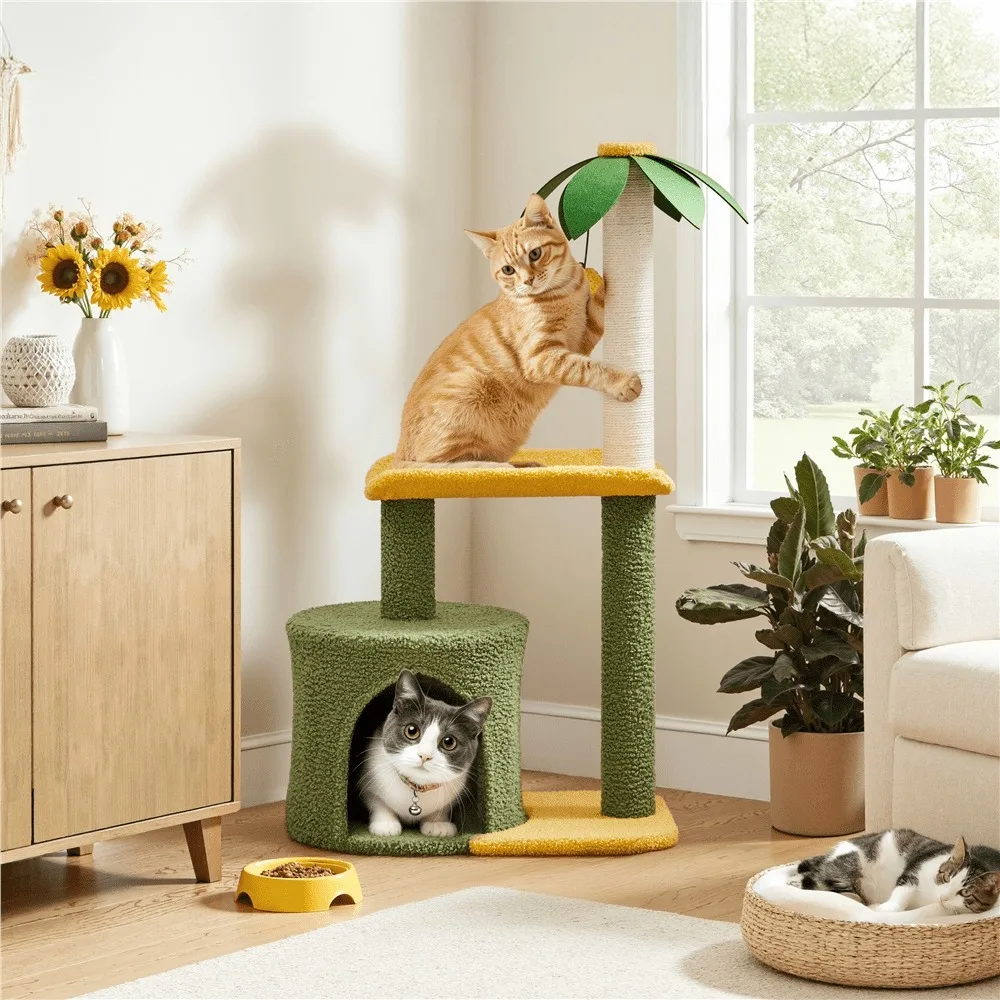 

37inch Cat Tree Cat Tower With Natural Sisal,37inch Cat Tree
