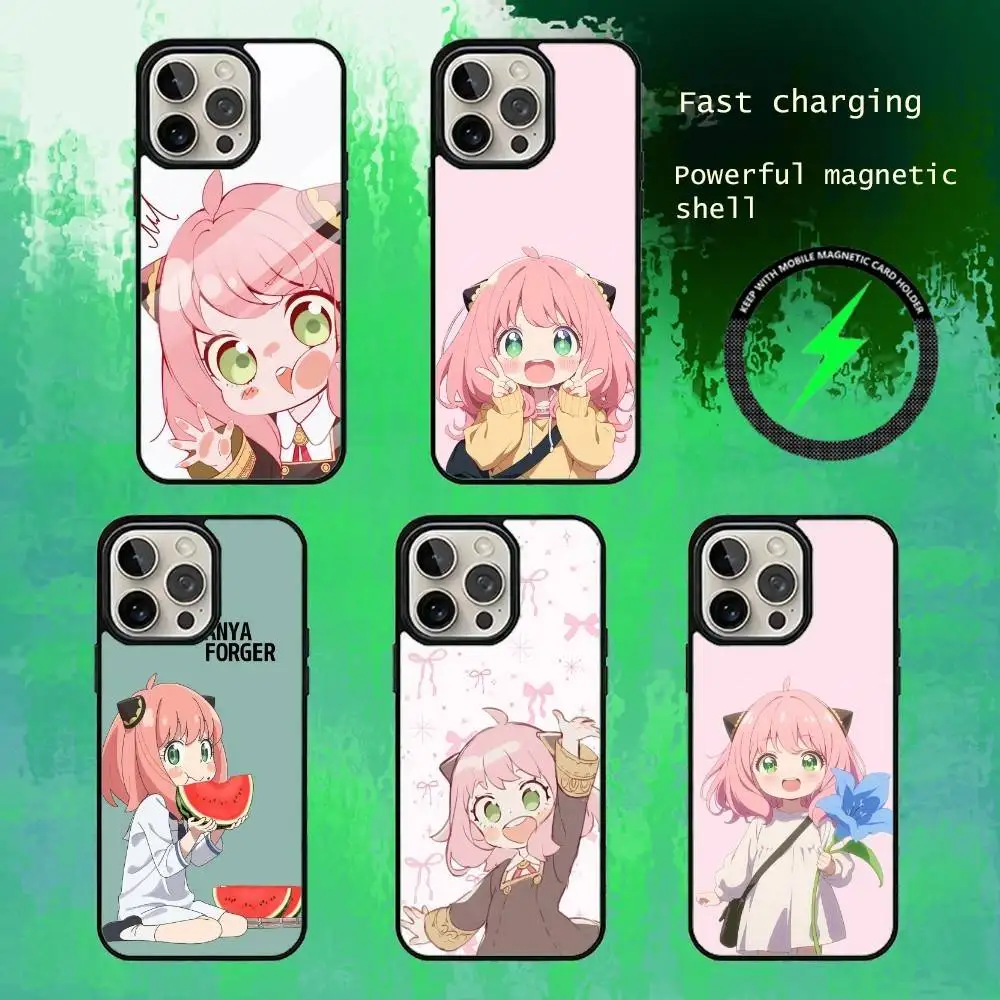 

Anime SPY FAMILY Couple Phone Case For iPhone17,16,15,14,13 Plus,Pro Max Magnetic For Magsafe Wireless Charging