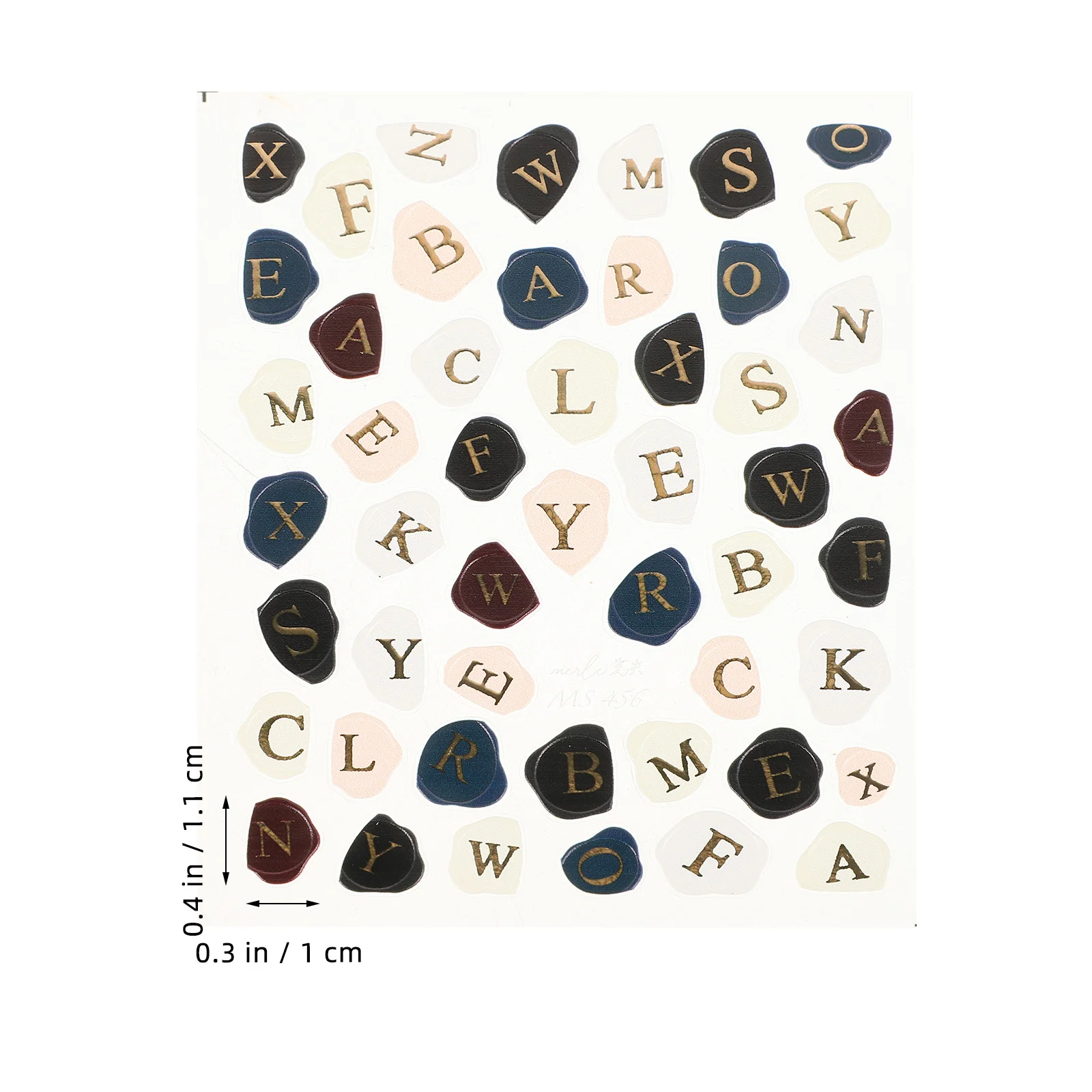 1 ورقة ملصق أولي لإكسسوارات فن الأظافر شارات أظافر مزخرفة للاستخدام المنزلي في صالونات التجميل سهلة الاستخدام بتصميم ذاتي اللصق #4