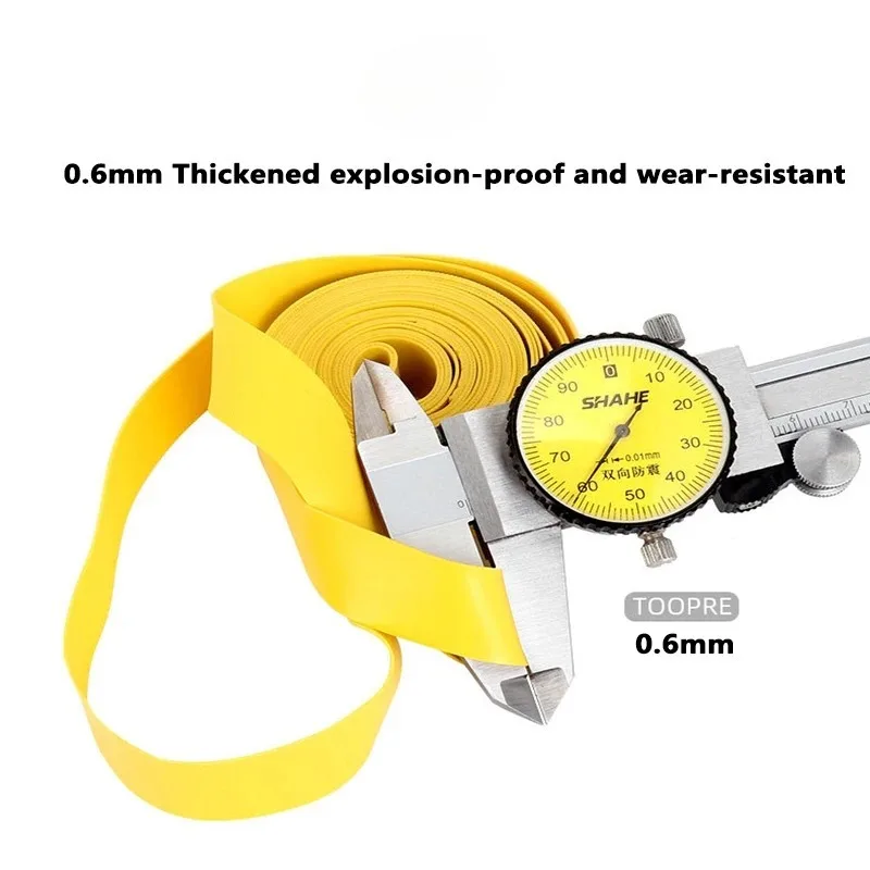 1 زوج ثقب برهان الأنبوب الداخلي الإطارات بطانة بولي كلوريد الفينيل حافة الشريط شرائط الجبلية الطريق إطار دراجة غطاء للحماية 26 27.5 29 700c مكافحة شقة #5