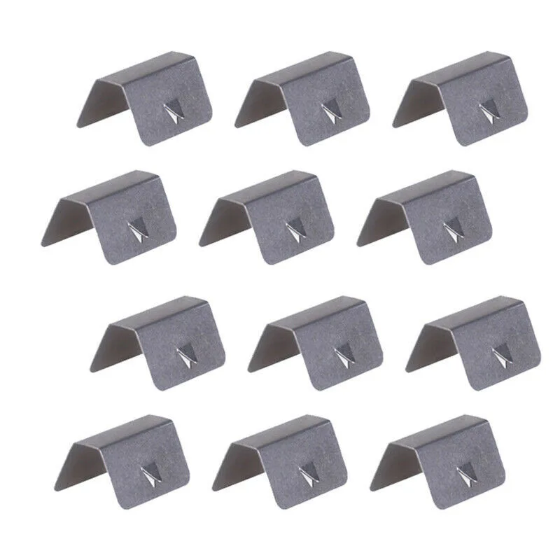 12 PCS 8888888Wind Rain Deflectors Channel New Metal Clips For Heko SNED Clip Auto Interior Accessories Brand New