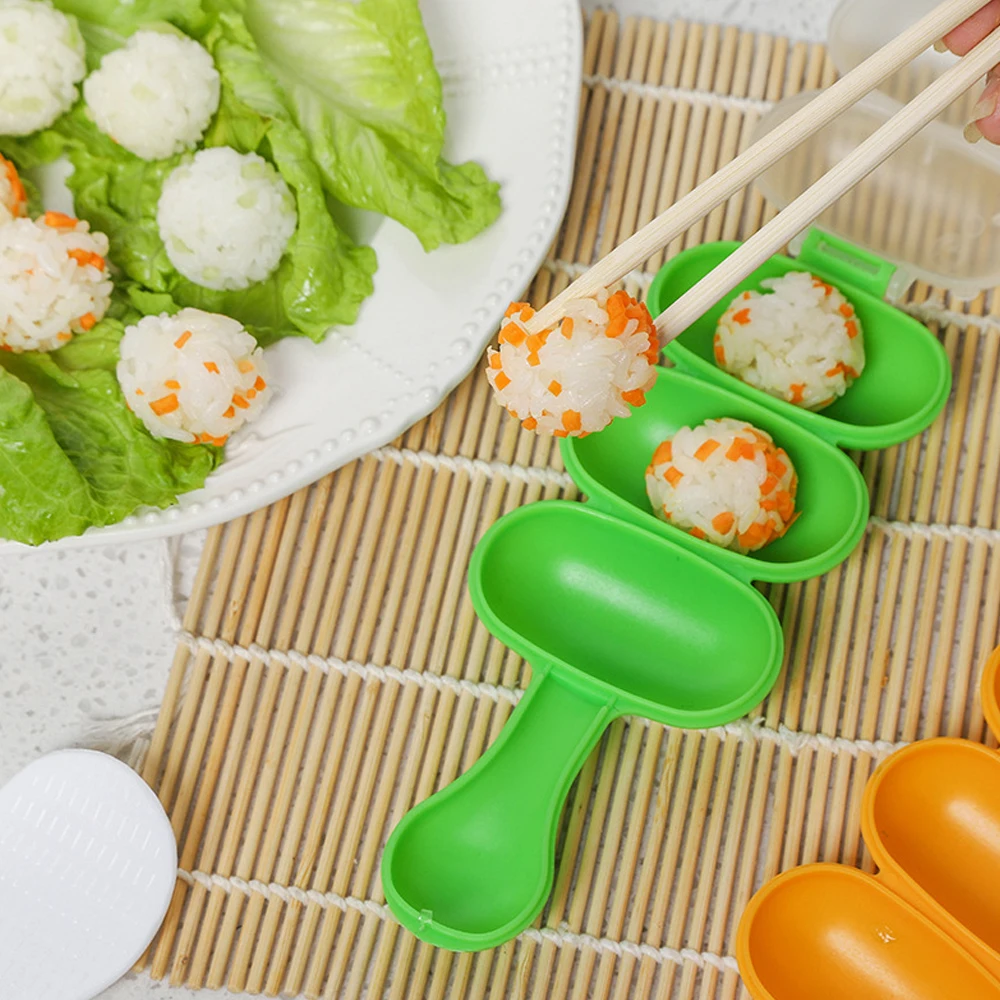 Baby Rice Vegetable Ball Mold Cute Food Decoration Kids Lunch Creativity DIY Sushi Onigiri Maker Mould Kitchen Tools