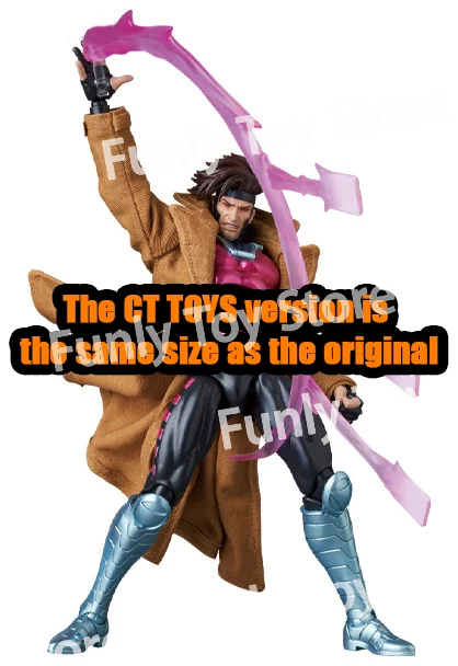 Hot-New Ct Toys Gambit Figure Mafex 131 X-Men Wolverine SHF Anime Action Figure Figurine Statue Model Customized Gifts Kids Toys