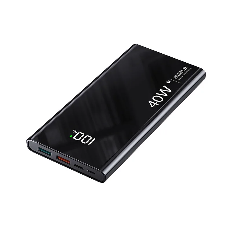 Portátil 50000mAh Power Bank 40W Carregamento super rápido PD 20W Carregador de bateria externo para iPhone Xiaomi Samsung