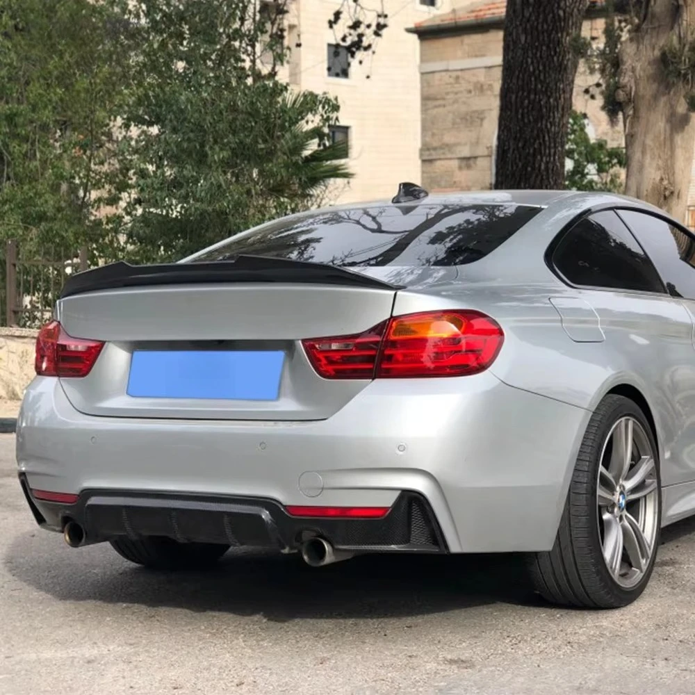 

Для BMW F32 4 серии Coupe 2015-2020 PSM стиль сухой углеродное волокно задний багажник губа хвост ботинки спойлер Ducktail