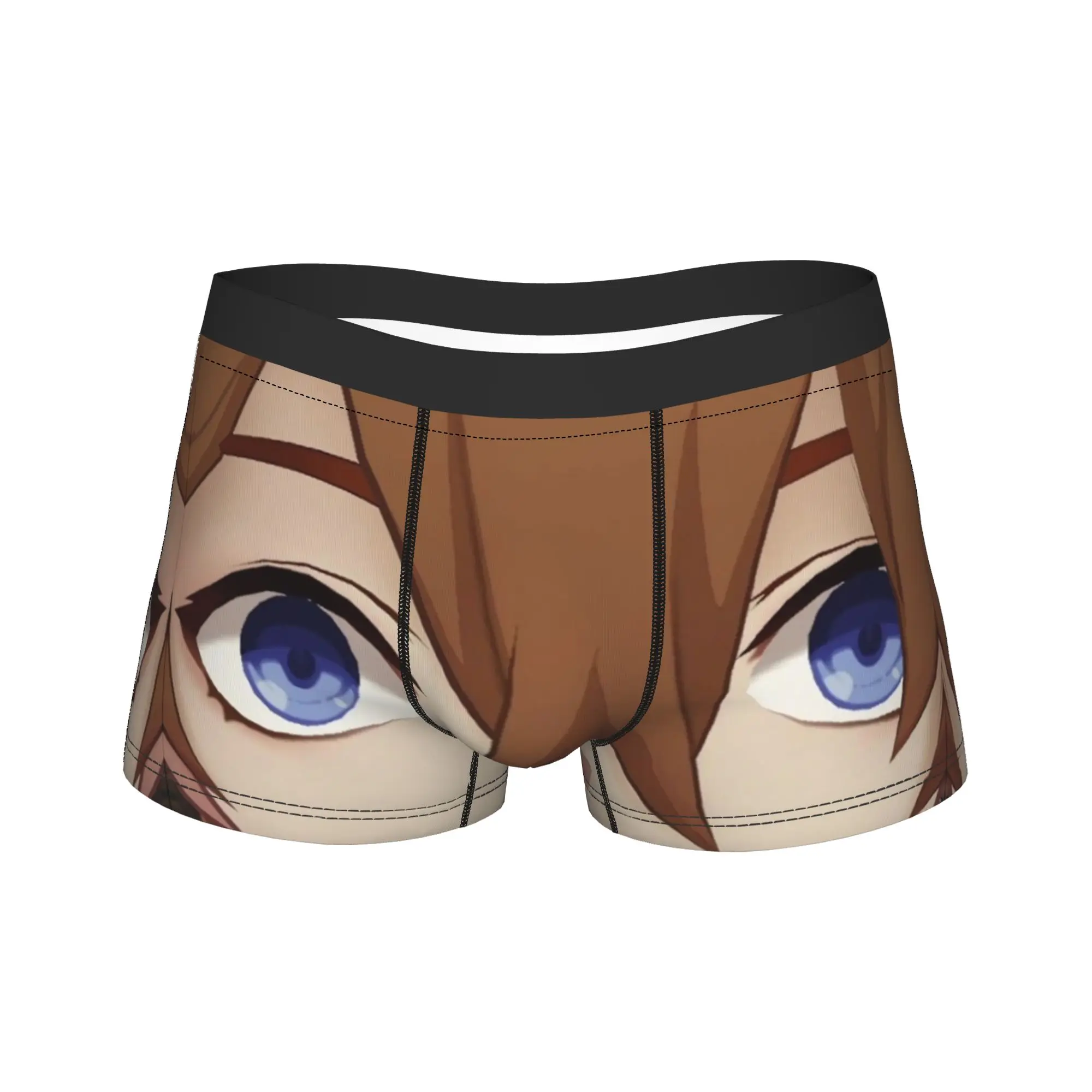 Childe Tartaglia Face Meme Genshin impact Trunk  3D Pouch Underwear Hot Sale Custom DIY Boxer Brief Men's Underpants Plus Size