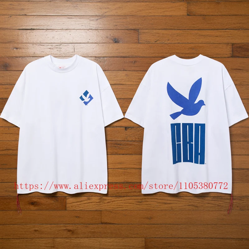 2026 Latest Design Beams Dove Logo Graphic T-Shirt 100%Cotton Short Sleeve Casual Top Streetwear Couple Matching Top Tee