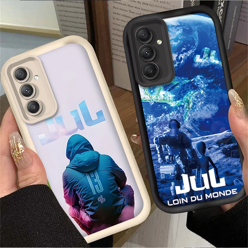 JuL C\'est Pas Des Lol Rapper Silicone Case For Samsung Galaxy S24 Ultra S23 FE S22 S21 Plus A54 A34 A14 A73 A53 A33 5G Cases