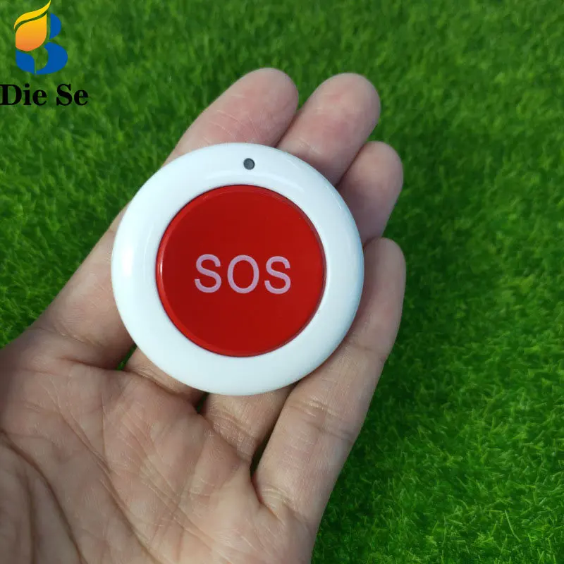 

433Mhz RF Wireless Remote Control 1 Button Round Push Button Switch Ev1527 Learning Code Transmitter Work with Receiver