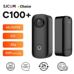 SJCAM C100 / C100Plus Mini Thumb Camera 1080P30FPS / 4K30FPS H.265 12MP 2.4G WiFi 30M Waterproof Case Action Sport DV Camcorder