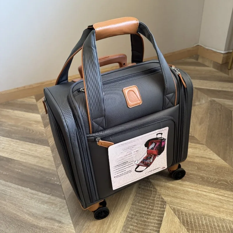 16-Inch ultra-light silent boarding suitcase universal wheel computer trolley case waterproof suitcase for men and women