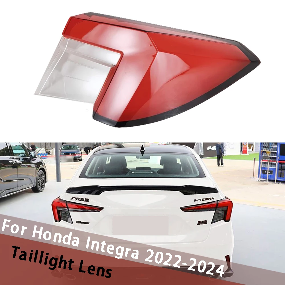 For Honda Integra 2022 2023 2024 Rear Outer Taillight Shell Tail Lamp Cover Brake Lights Mask Auto Replacement Parts Lampshade