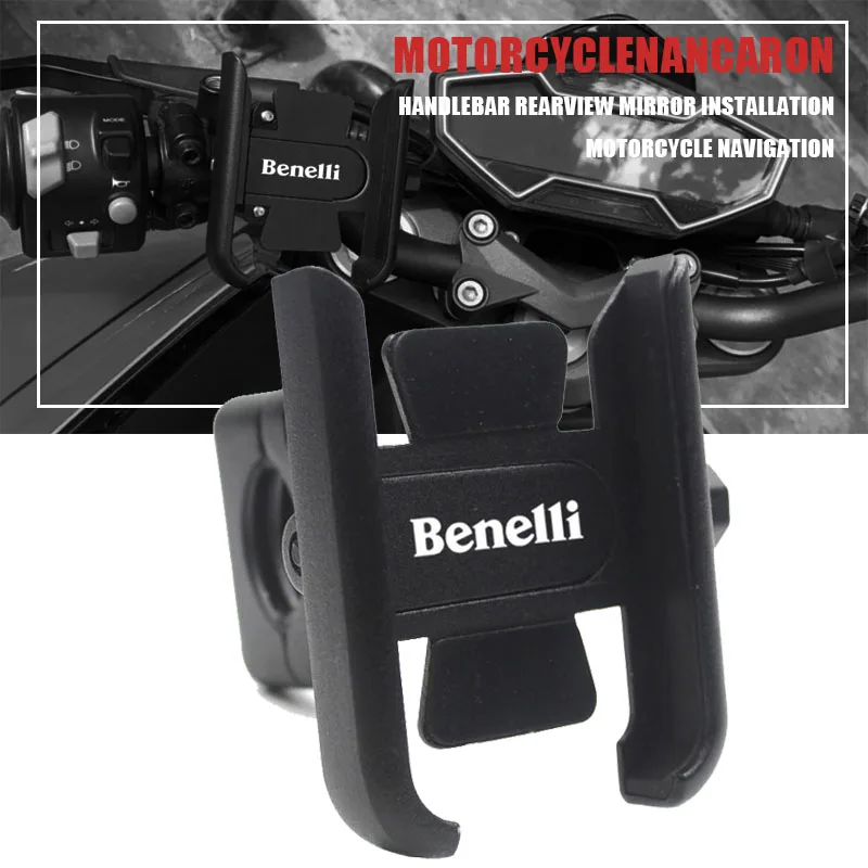 

For Benelli TRK 502 502X TNT 125 300 600 Leoncino 250 500 Motorcycle Accessorie Handlebar Mobile Phone Holder GPS Stand Bracket