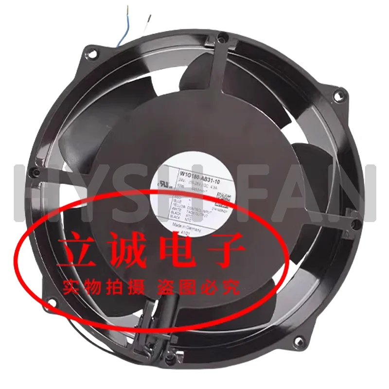 Original W1G180-AB31-39/10/09/01 24V Violent High Temperature Booster Fan