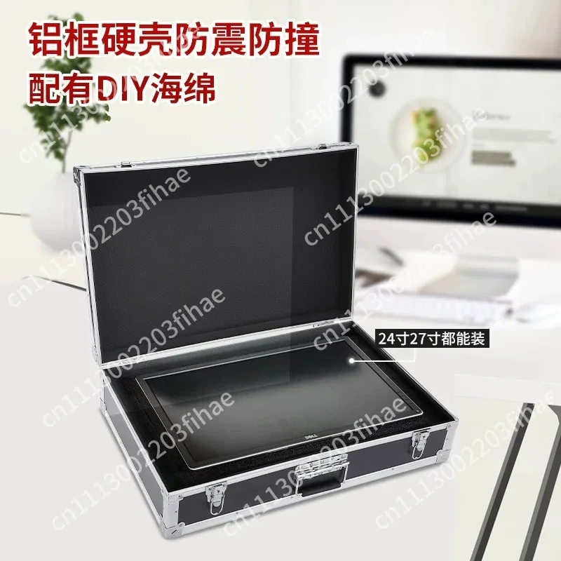 Portable Hand‑Carried Monitor Storage Bag Shockproof Protective Pouch 24 27 Inch For Computer Screen Travel Transportation