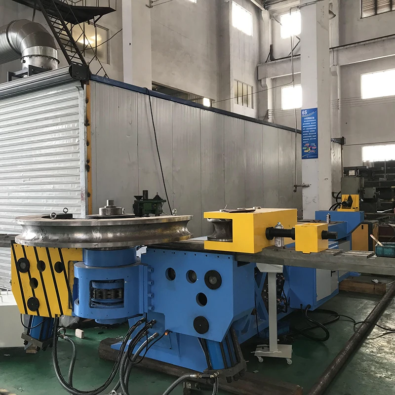 Semi Automatic Heavy-Duty Hydraulic Pipe Bender DW130/168/219NC Exhaust Square Tube Bending Hine