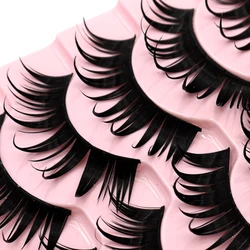 New Style Manga Lashes Natural Fashion False Lashes Cosplay Anime Eyelashes Wet Lashes Extension Makeup