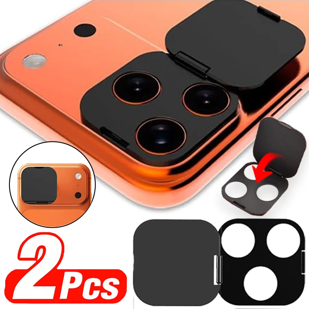 

1-2 шт. Защитный чехол для iPhone 17 Pro/17 Pro Max с защитой от подглядывания, крышка для объектива задней камеры, открывающаяся/закрывающаяся защитная конструкция