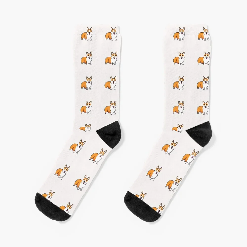 

Cute Pembroke Corgi Socks winter thermal gift Wholesale Socks Girl Men's