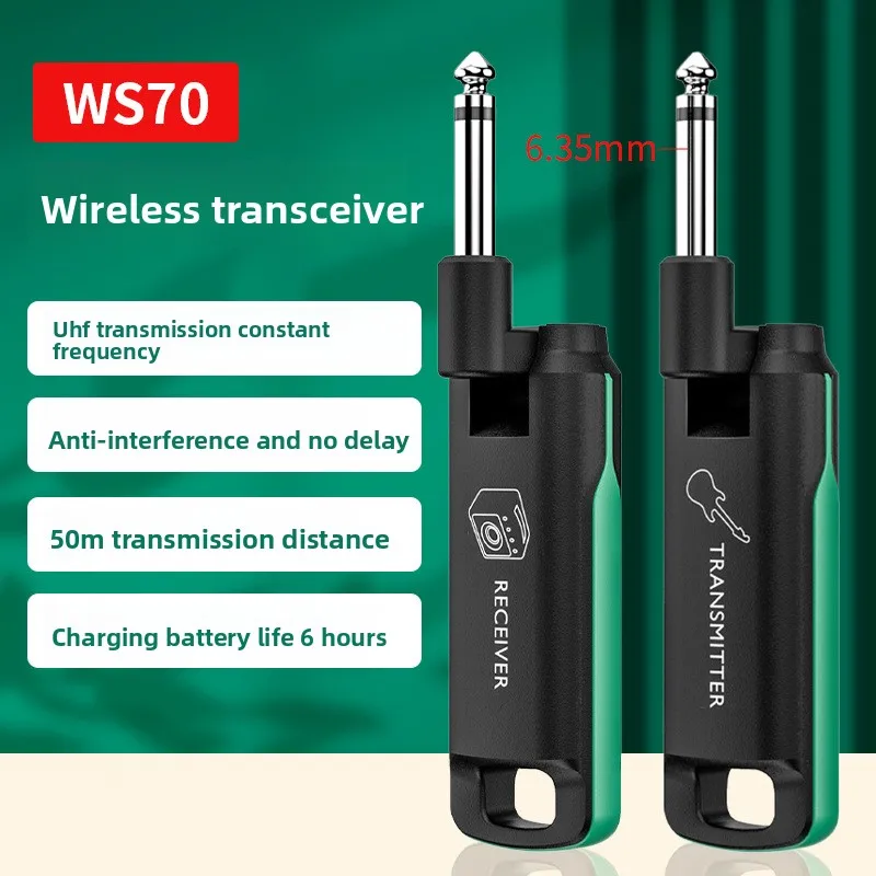 Drahtlose Sender Empfänger Elektrische Gitarre Bluetooth Audio Übertragung Transceiver Leistung Musikinstrument Teile