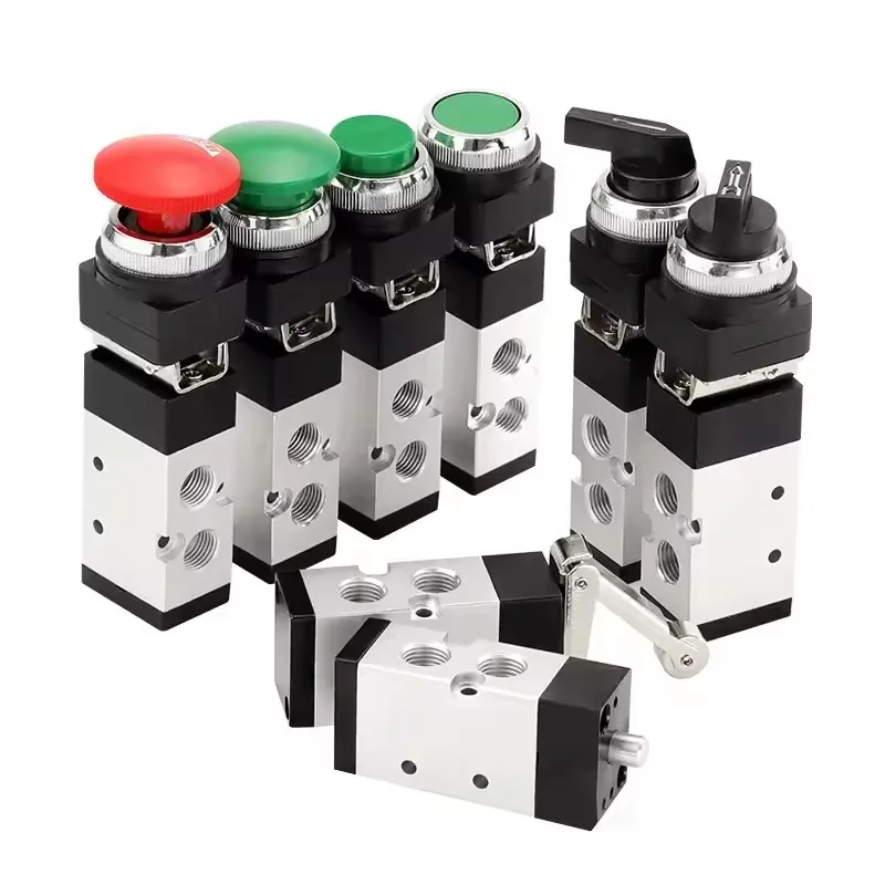 Select Switch Air Valve Right Pneumatics MV522 Series Mechanical Valve MV522LB 2 Position Mechanical valve 2 gear