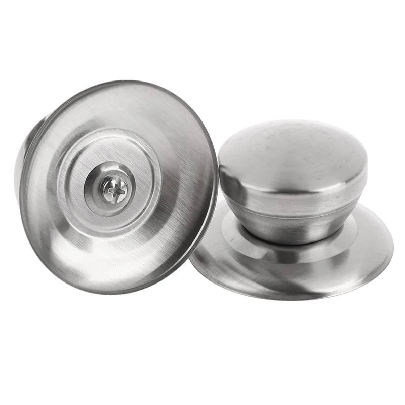 Replacement Stainless Steel Universal Pot Accessories Pan Lid Grip Anti Scalding Knob Handle Cover Kitchen Cookware Supplies