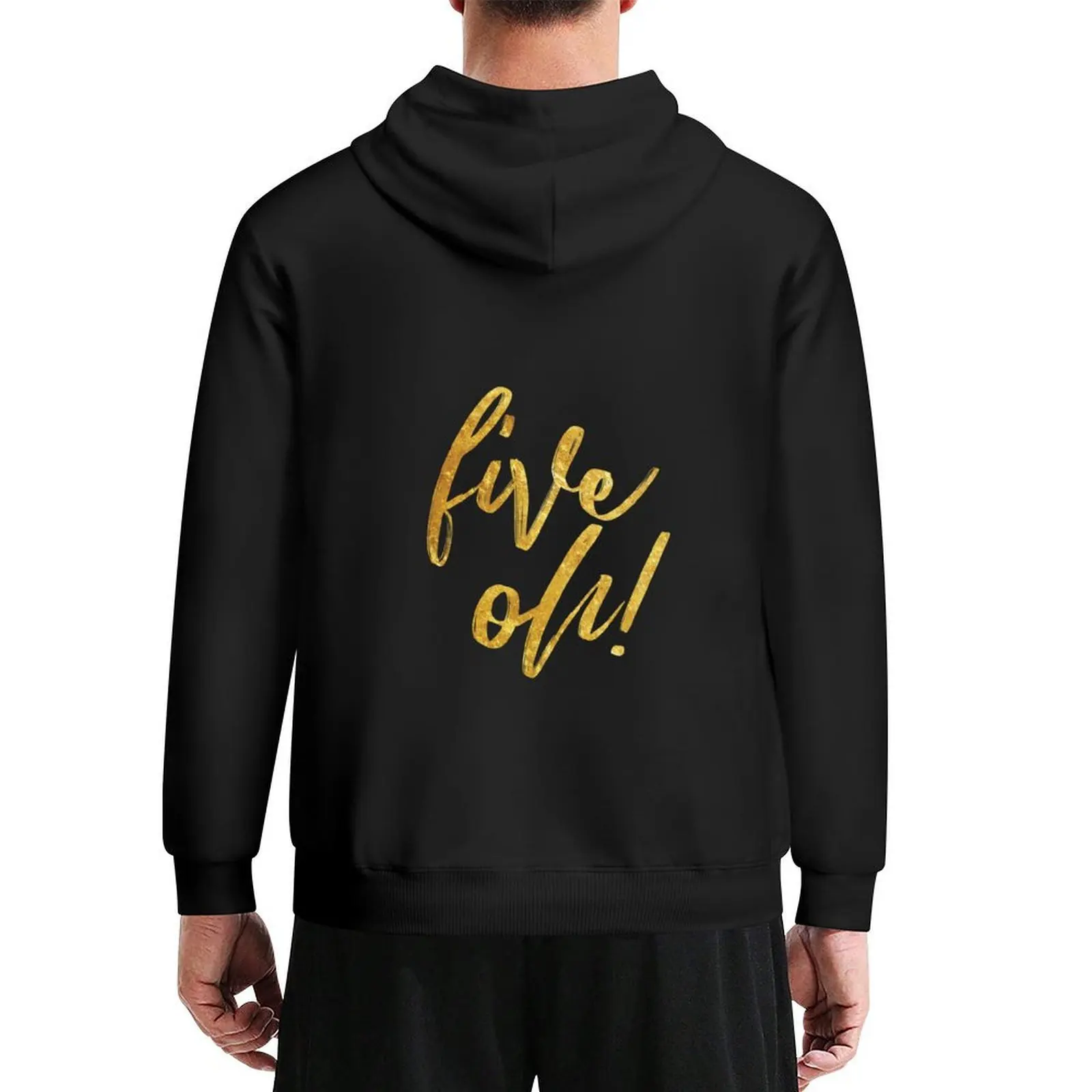 

50th Birthday Shirt Gold Big Five Oh Fifty 50 Hoodie anime clothing aesthetic clothing mens clothes blouse new hooded tee
