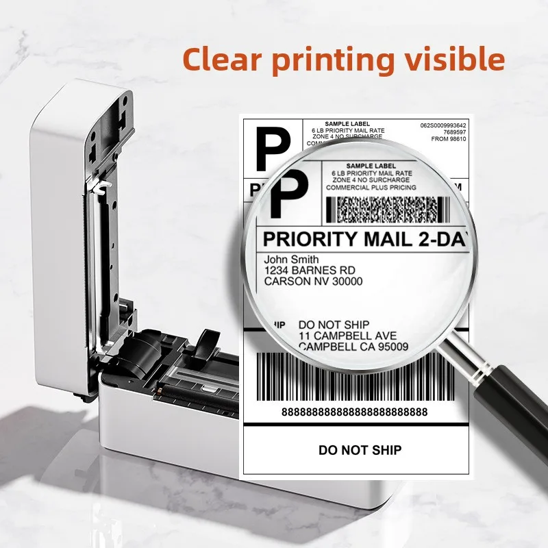 Printers 1BT Express Printer Thermal Bluetooth Ink-free High Definition Surface Single Label Double Printing 2025