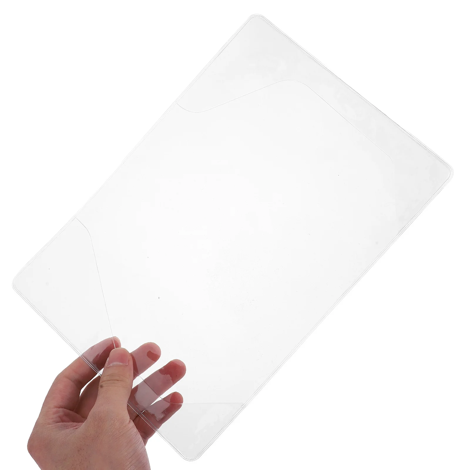 

A6 Clear Notebook Cover Protector Sleeve Transparent PVC Book Film for Planners Scrapbooks Textbooks Office School Protection