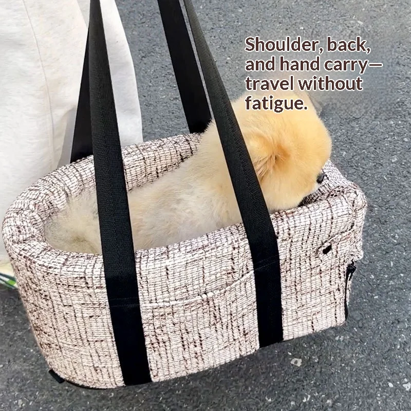 Asiento elevador portátil para perros pequeños en coche, lavable - imagen 4