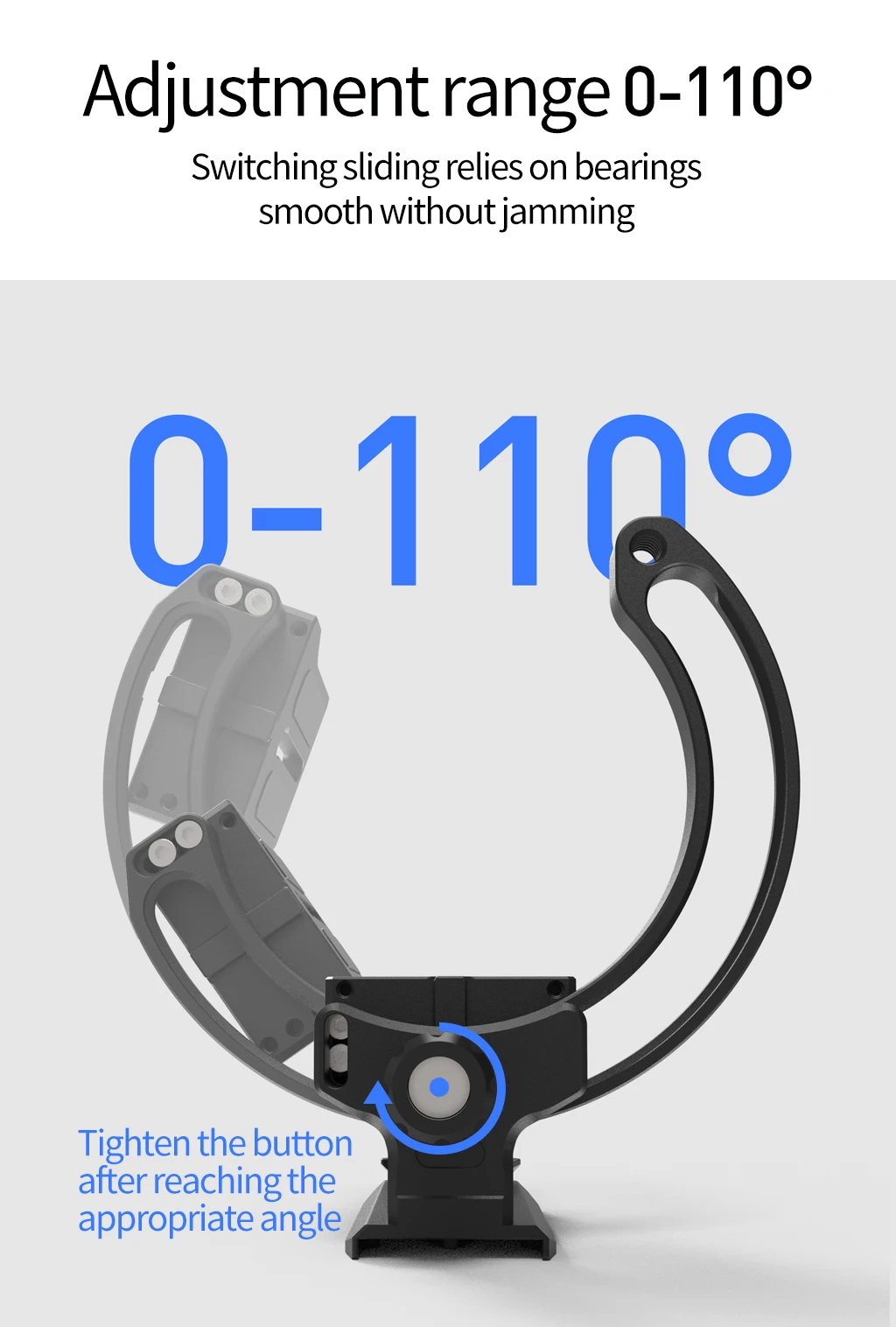 Neue DSLR Kamera Objektiv Unterstützung Halterung Halbrunden Ring Horizontale Vertikale Schnell Schalter Halterung für Canon Nikon Stativ Stabilisator – Detail 5