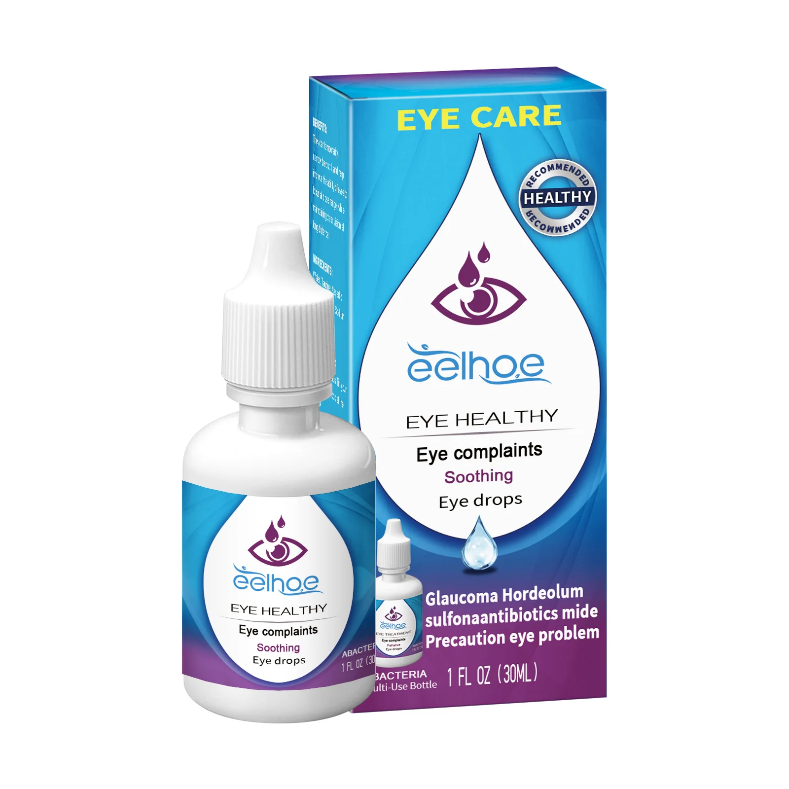 EELHOE Eye Drop Eyesight Restore Relieve Eyeball Discomfort Anti Dryness Itching Cataract Removal Eye Redness Treatment Liquid