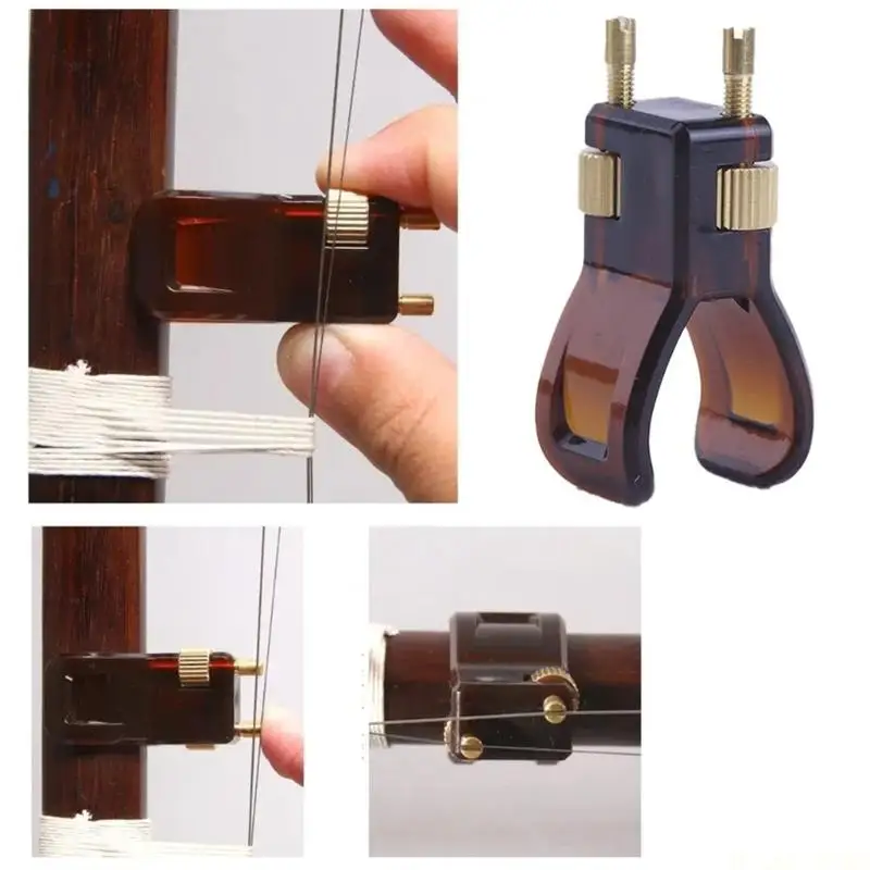 M5TC Quick Installation Erhu Tuning Device Erhu String Adjuster Replacement High Precisions Huqin Tuner for Instrument
