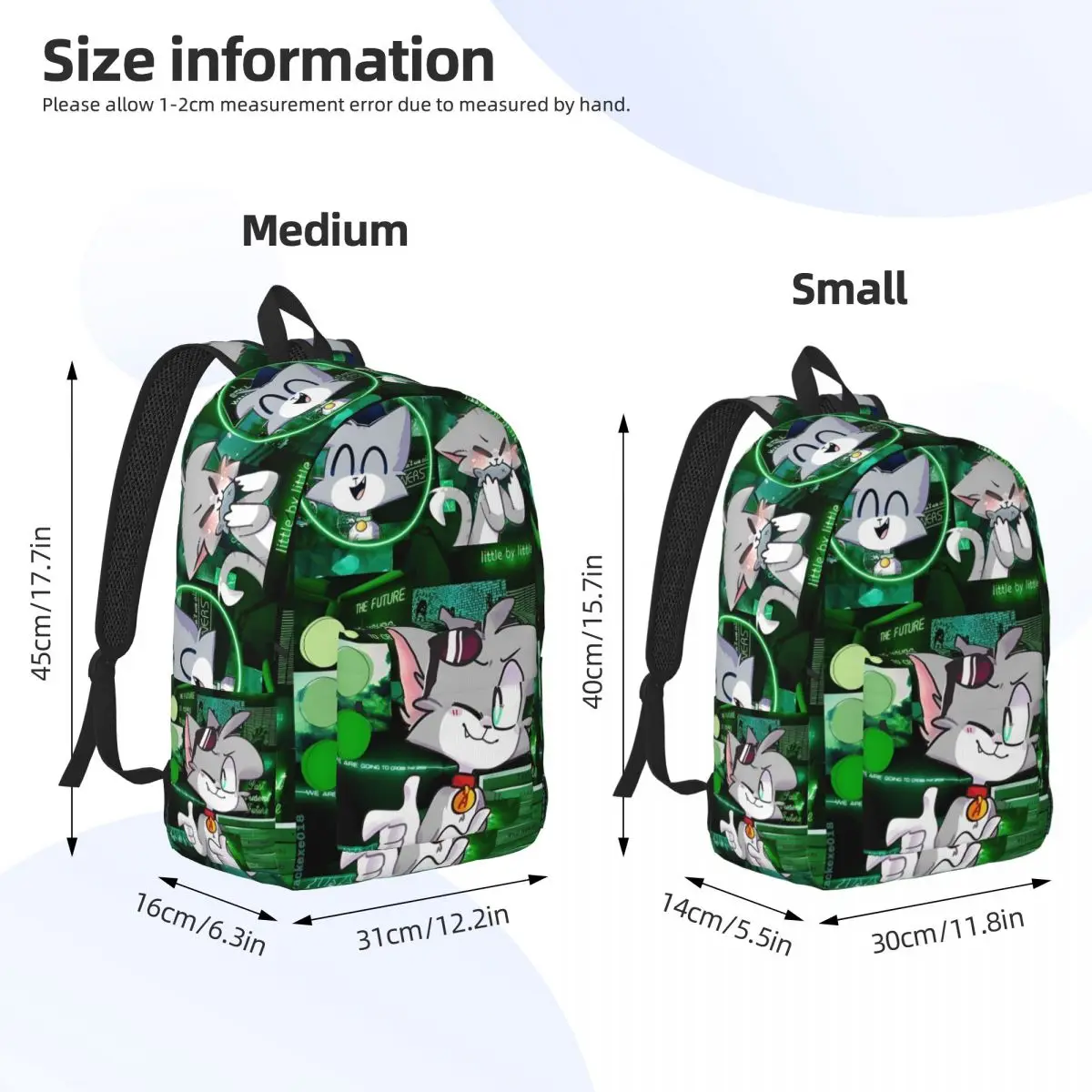 Acenix Cute Cats Zaino classico Studente sportivo Escursionismo Zaino da viaggio per uomo Donna Borse di tela per computer portatile