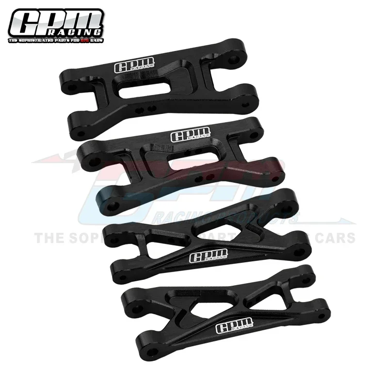 GPM Parts Alloy Front & Rear Lower Arms  for LOSI 1/24 Micro-B LOS00007 2WD RC Model Car Buggy Accessories