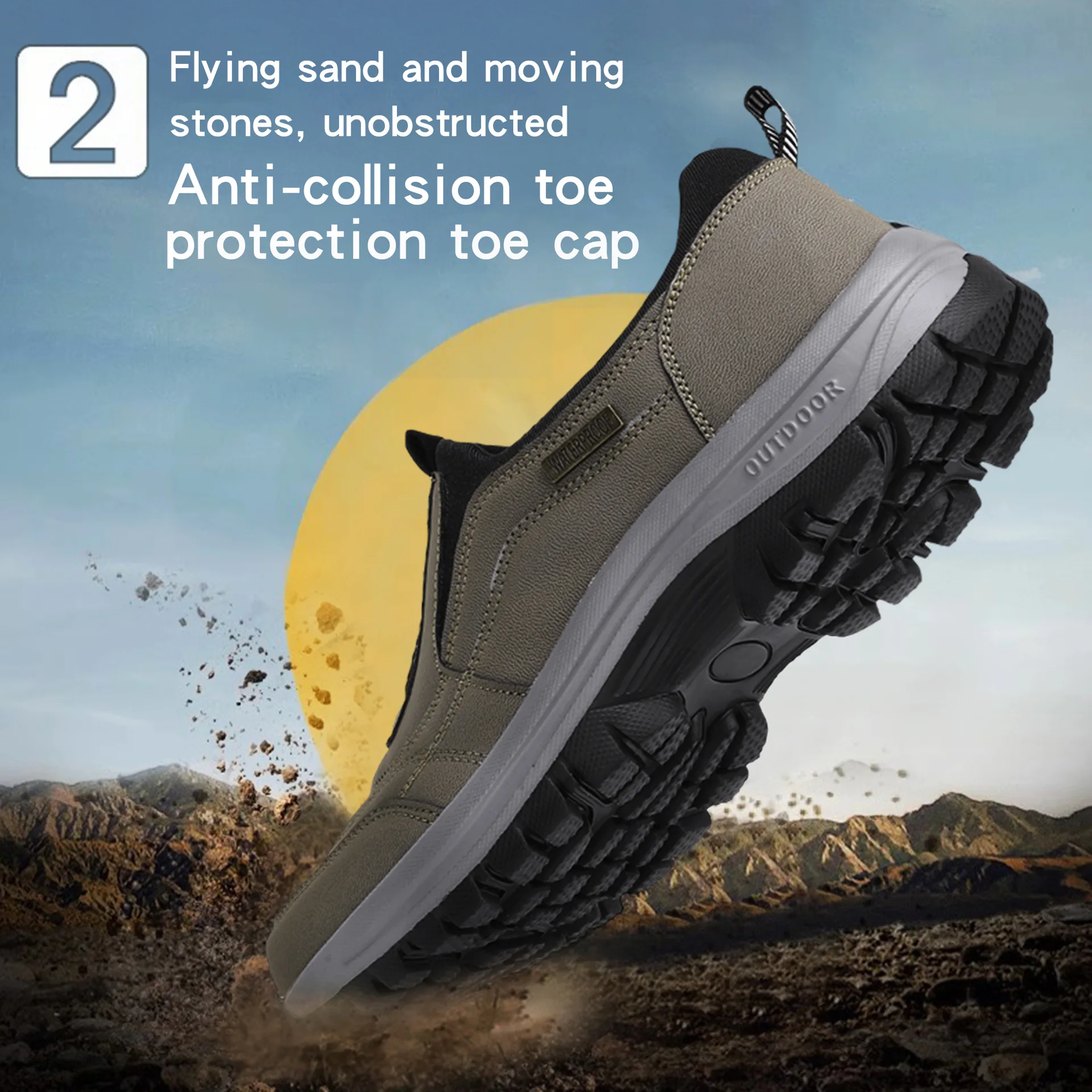 Outdoor Schoen Heren Sneakers Sping Slip Op Casual Heren Schoenen Ademend Suède Lederen Schoen Anti-Slip Wandelschoen Hot Shoes Te Koop