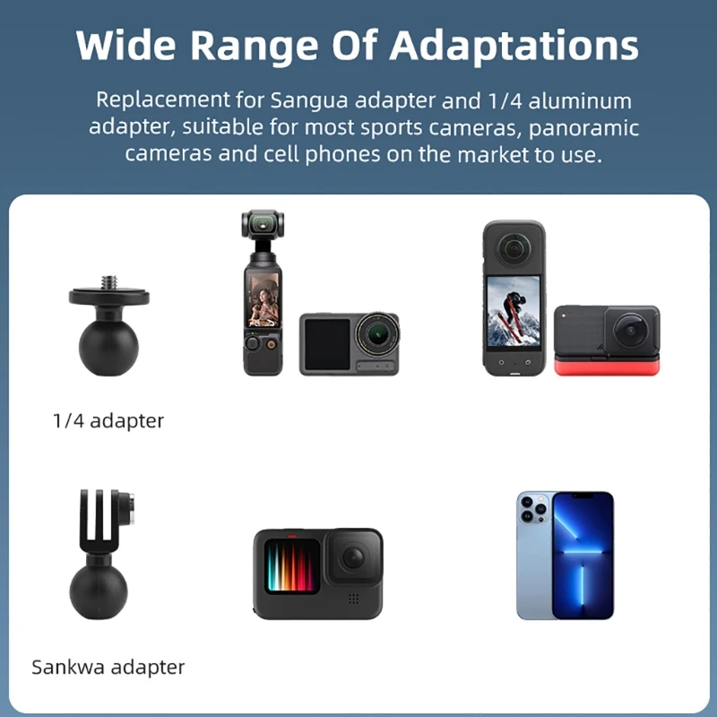 

Безопасное и стабильное крепление для камеры мотоцикла, многофункциональный фиксированный кронштейн, нескользящая подставка для