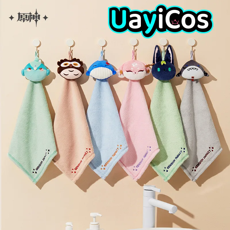 Official Genshin Impact Tighnari Yae Miko TEYVAT Zoo Series Cute Animal Towel Hanging Hand Towels Cloths Anime Accessories Toy K