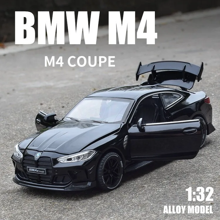 

1: 32 BMW M4 racing alloy car model children's toy ornament hot selling gift