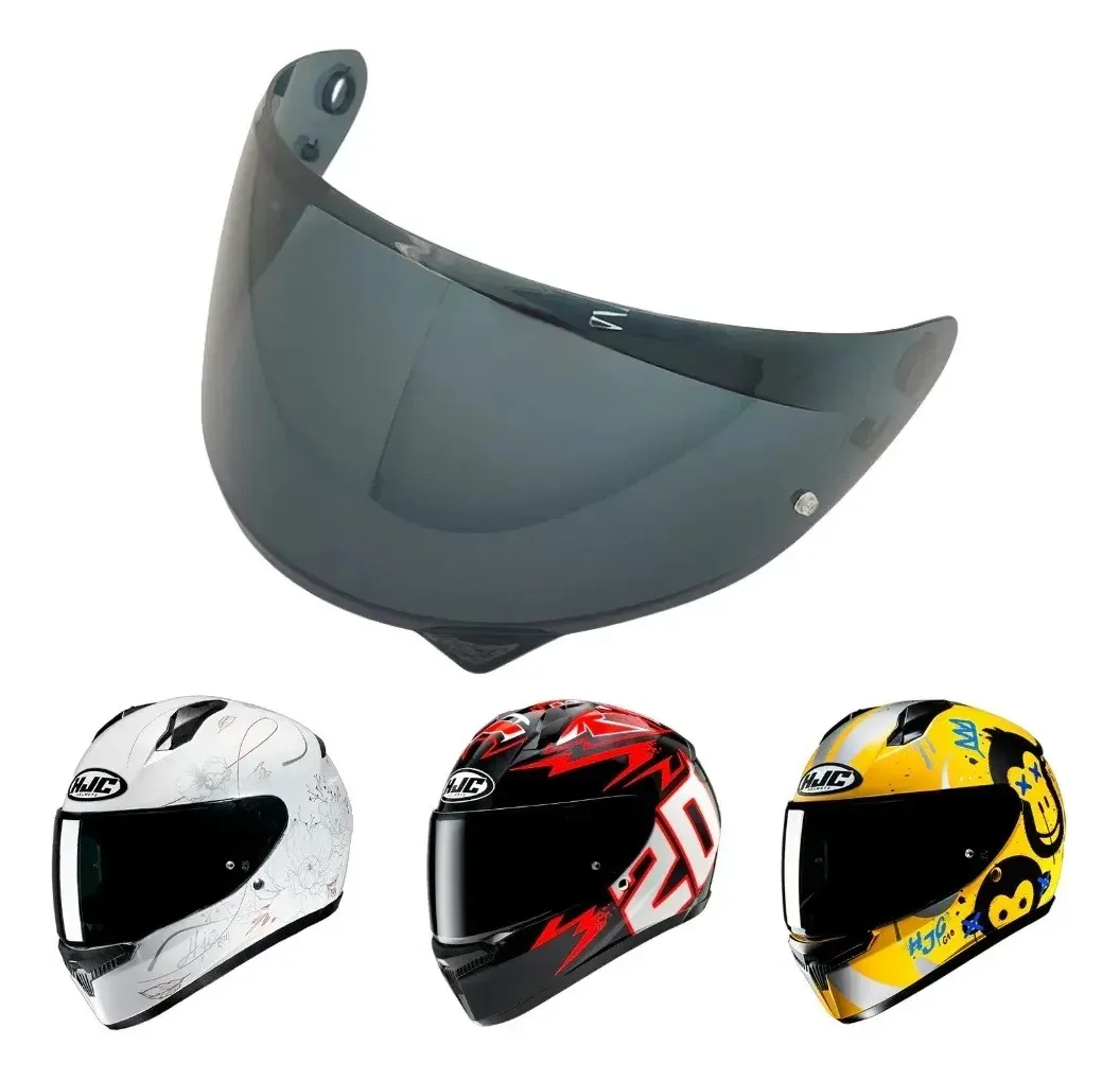 Lente de visera para casco de motocicleta C10 para HJC C10, reemplazo Anti-UV, antiarañazos, protección contra el viento a prueba de polvo, accesorios para motocicletas