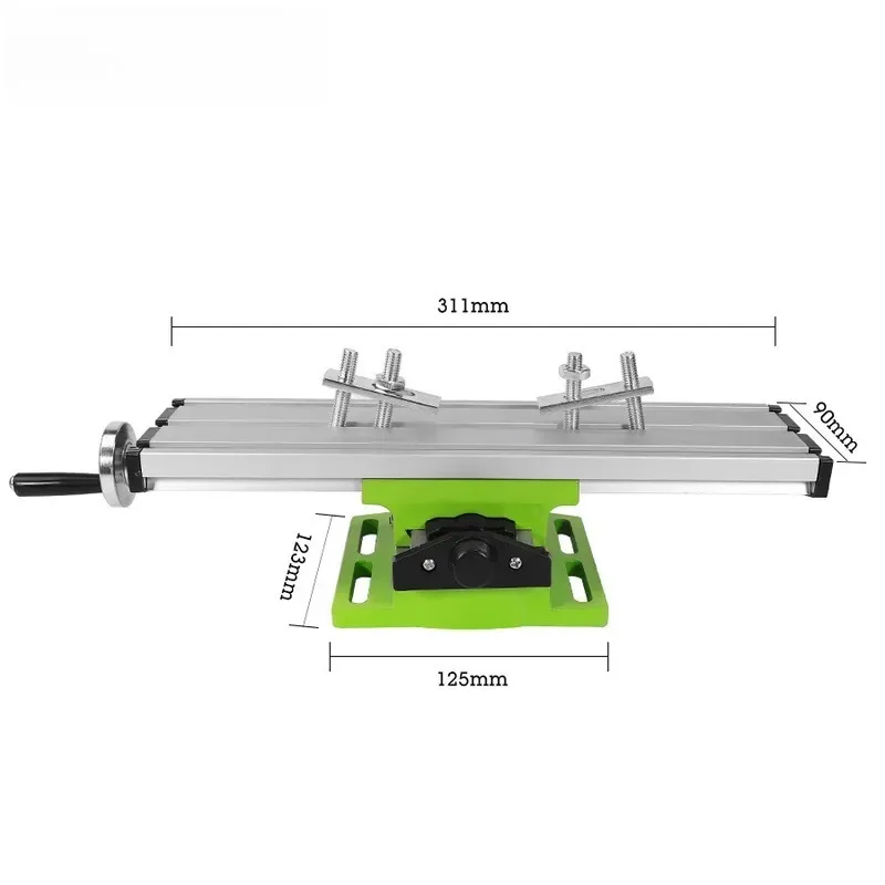 for Multifunctional Miniature Bench Drill Drilling and Milling Machine Cross Table Machine Tool Cross Slide Table