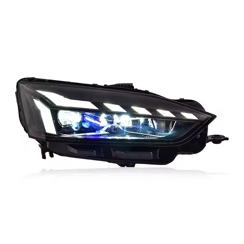 for Audi A5 2017-2020 LED Headlight Projector Dynamic Signal Car Lights for Lens Animation DRL Automotive Accessories